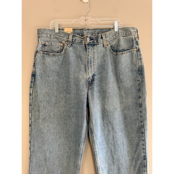 Levi's Mens 550 Jeans Straight Relaxed Fit Blue Denim Casual Classic 38 X 30 - Picture 3 of 15